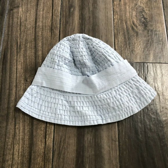 furla bucket hat blue bow made in italy main image 4